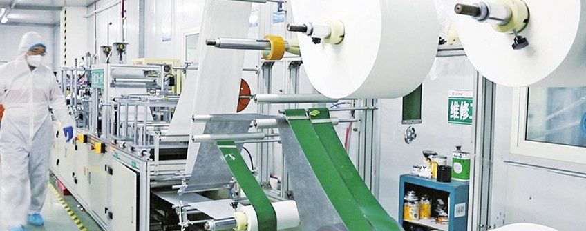 熔喷布代替资料出产设备自己造